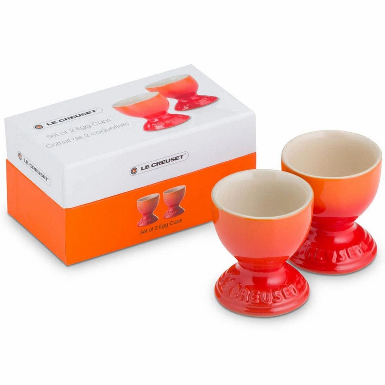 Le Creuset Stoneware Egg Cups Set of 2 In Volcanic Kitchen,modern kitchen essentials