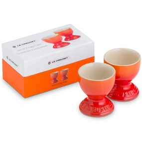Le Creuset Stoneware Egg Cups Set of 2 In Volcanic Kitchen Accessories,kitchen counter accessories