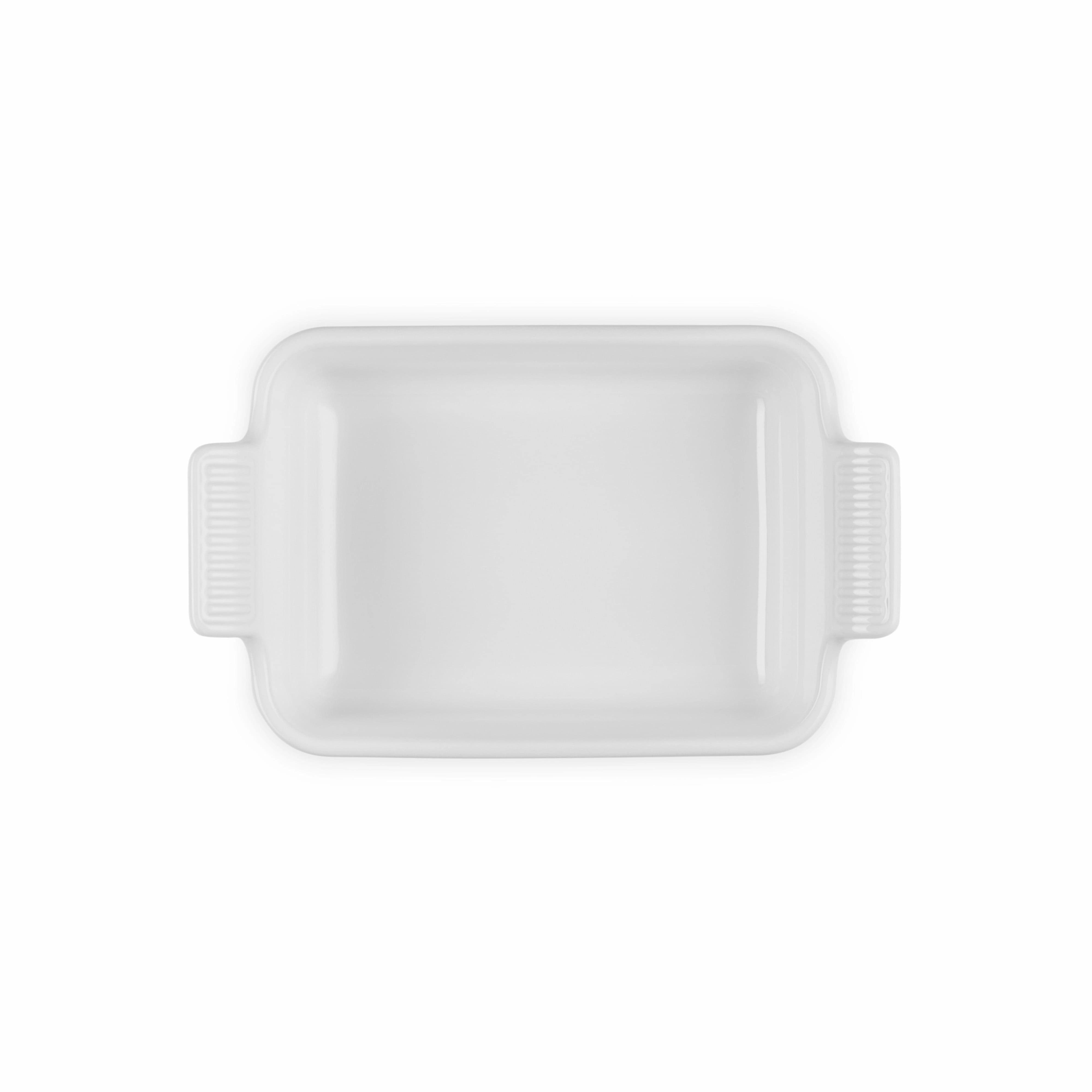 Le Creuset Stoneware Heritage Rectangular Dish 19cm White