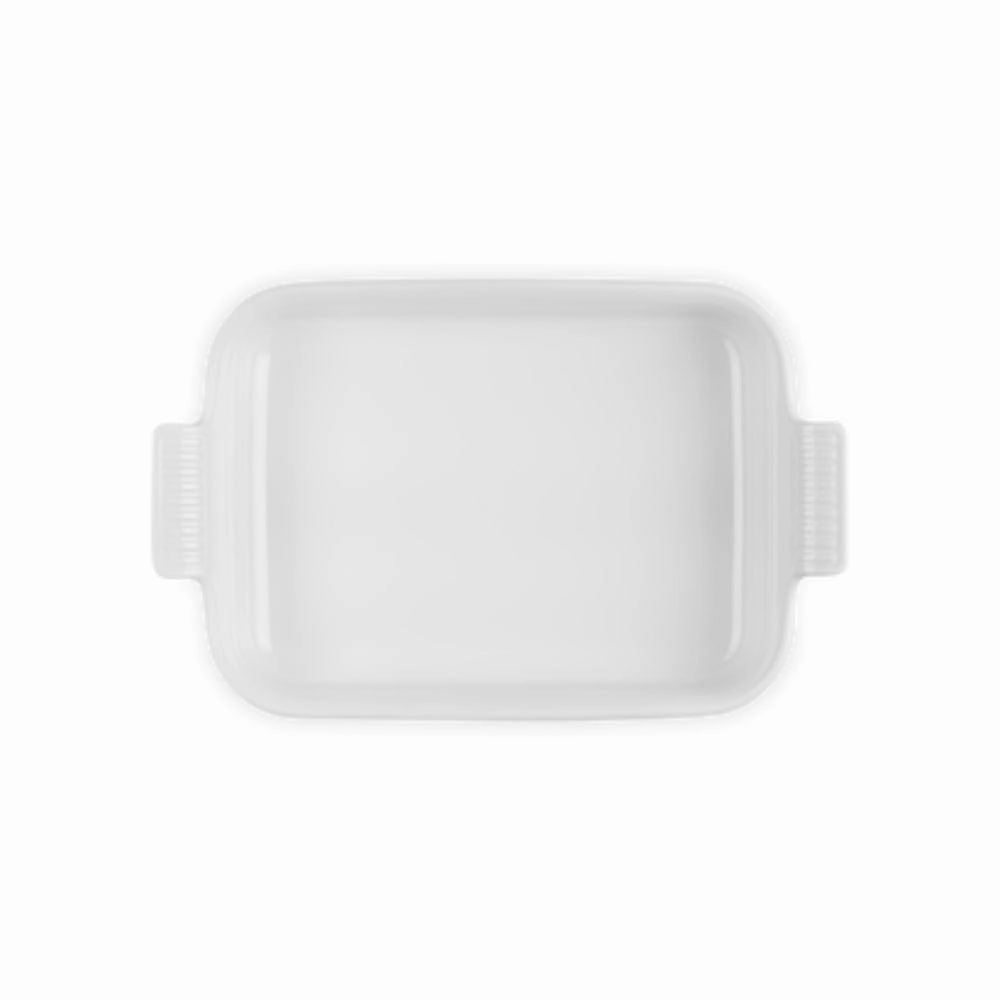 Le Creuset Stoneware Heritage Rectangular Dish 32cm In White