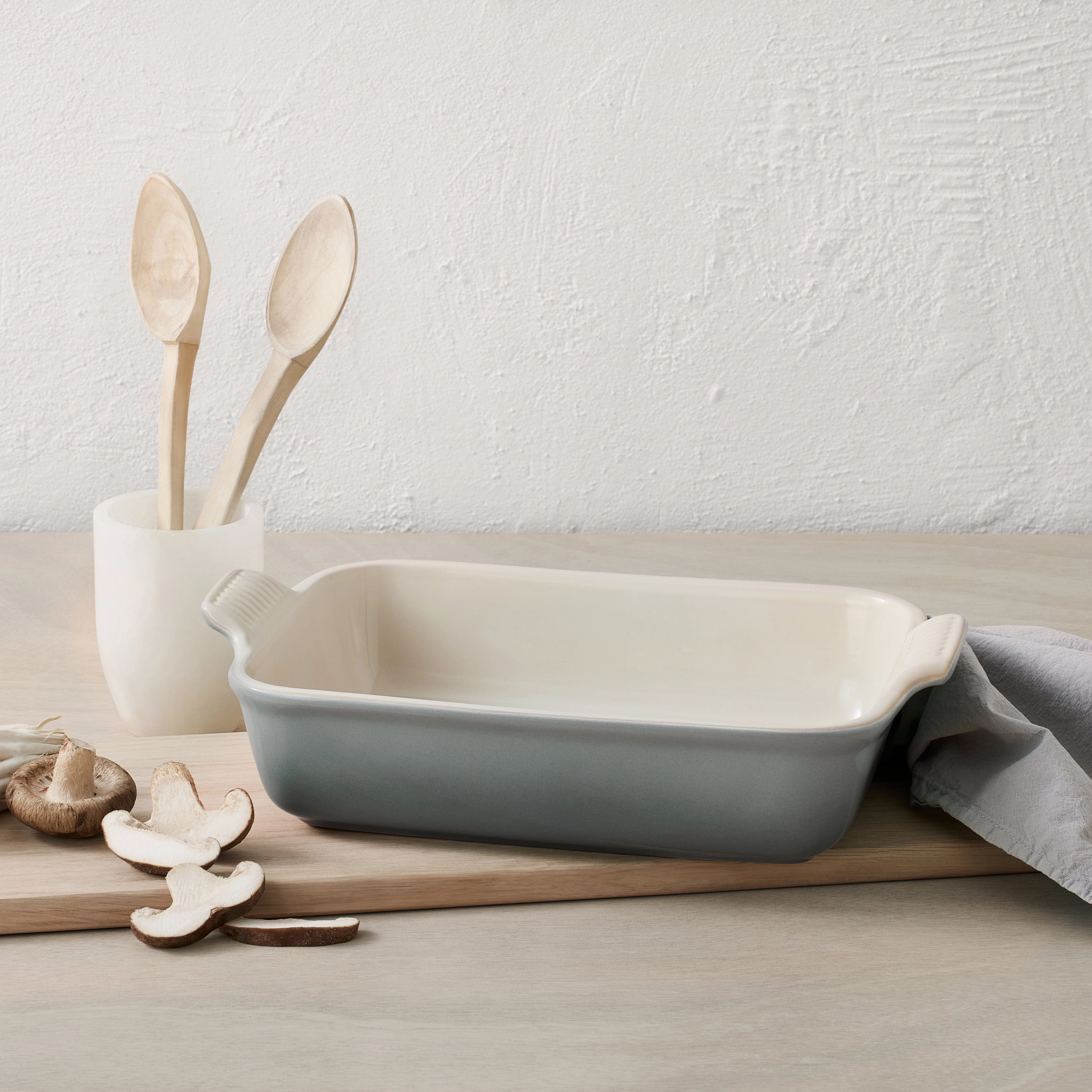 Le Creuset Stoneware Heritage Rectangular Dish 32cm Sea Salt