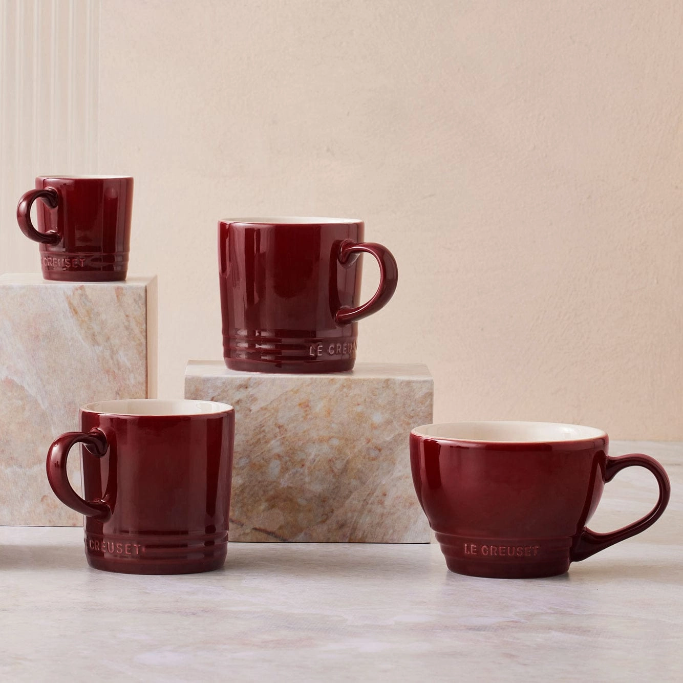 Le Creuset Stoneware Mug In Garnet