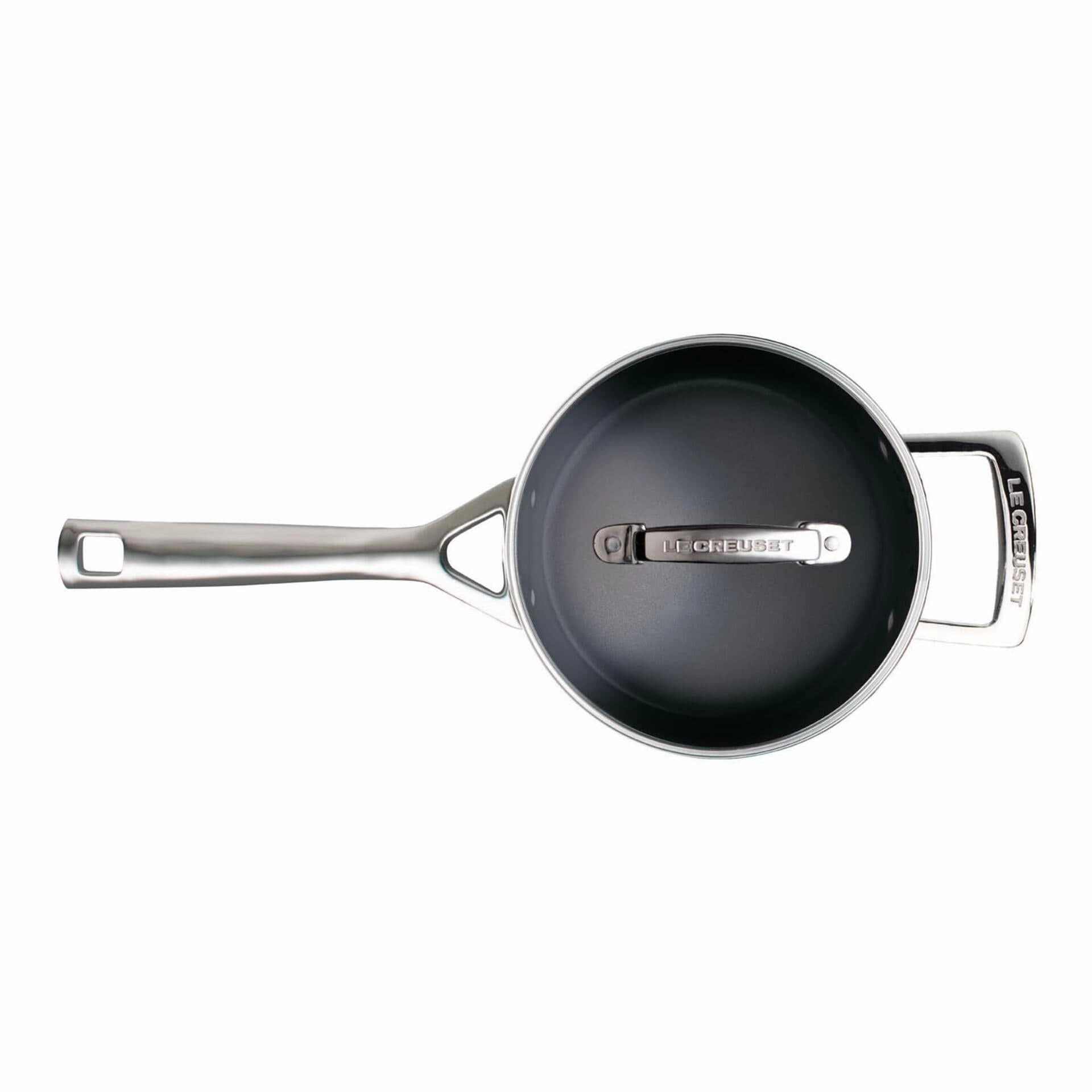 Le Creuset Toughened Non-Stick 18cm Saucepan with Glass Lid