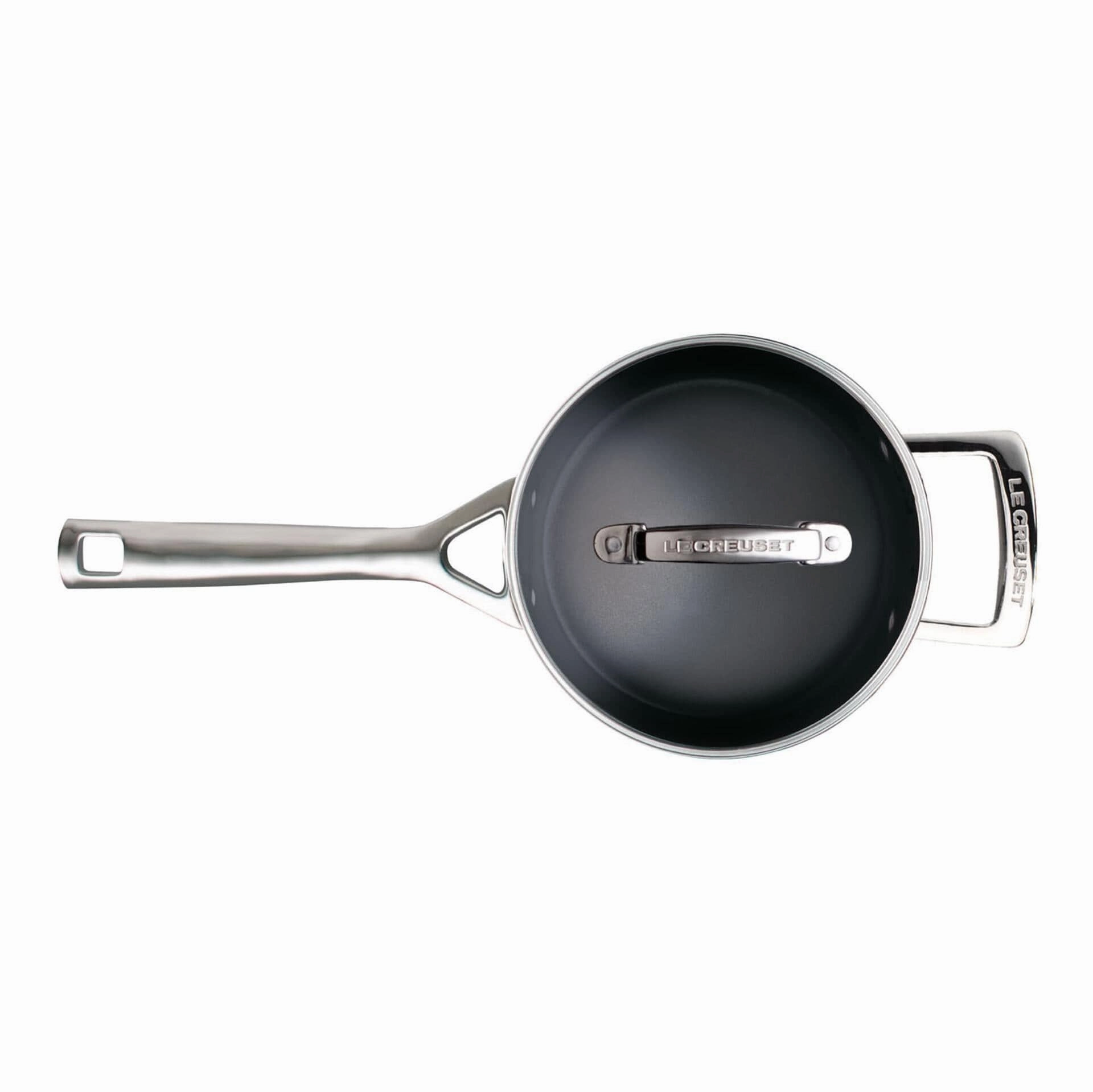 Le Creuset Toughened Non-Stick 20cm Saucepan with Glass Lid