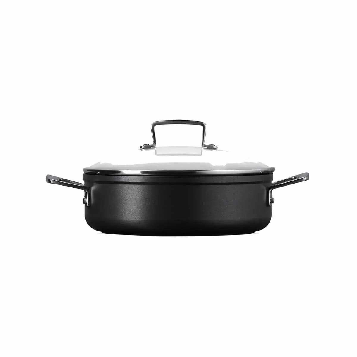 Le Creuset Toughened Non-Stick 24cm Saut Pan With Glass Lid