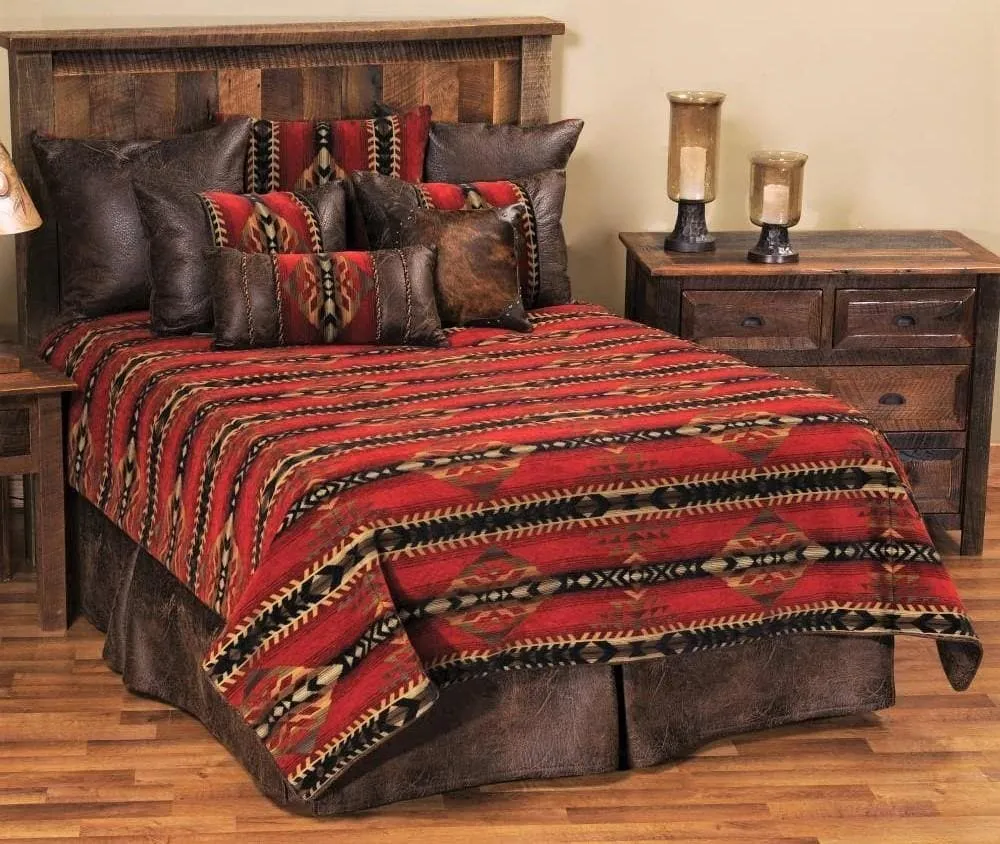 Leather Bear Throw Pillow w/ Cowhide