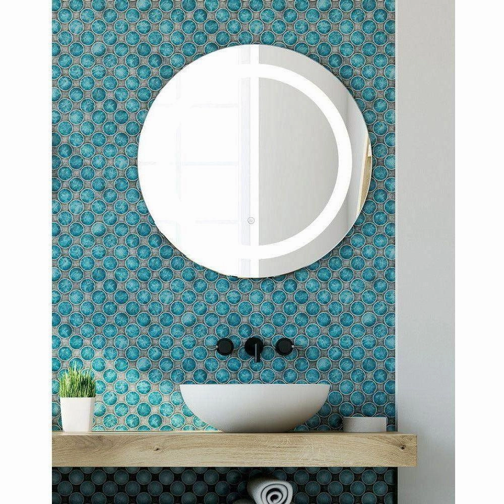 LED Oval Lighted Mirror