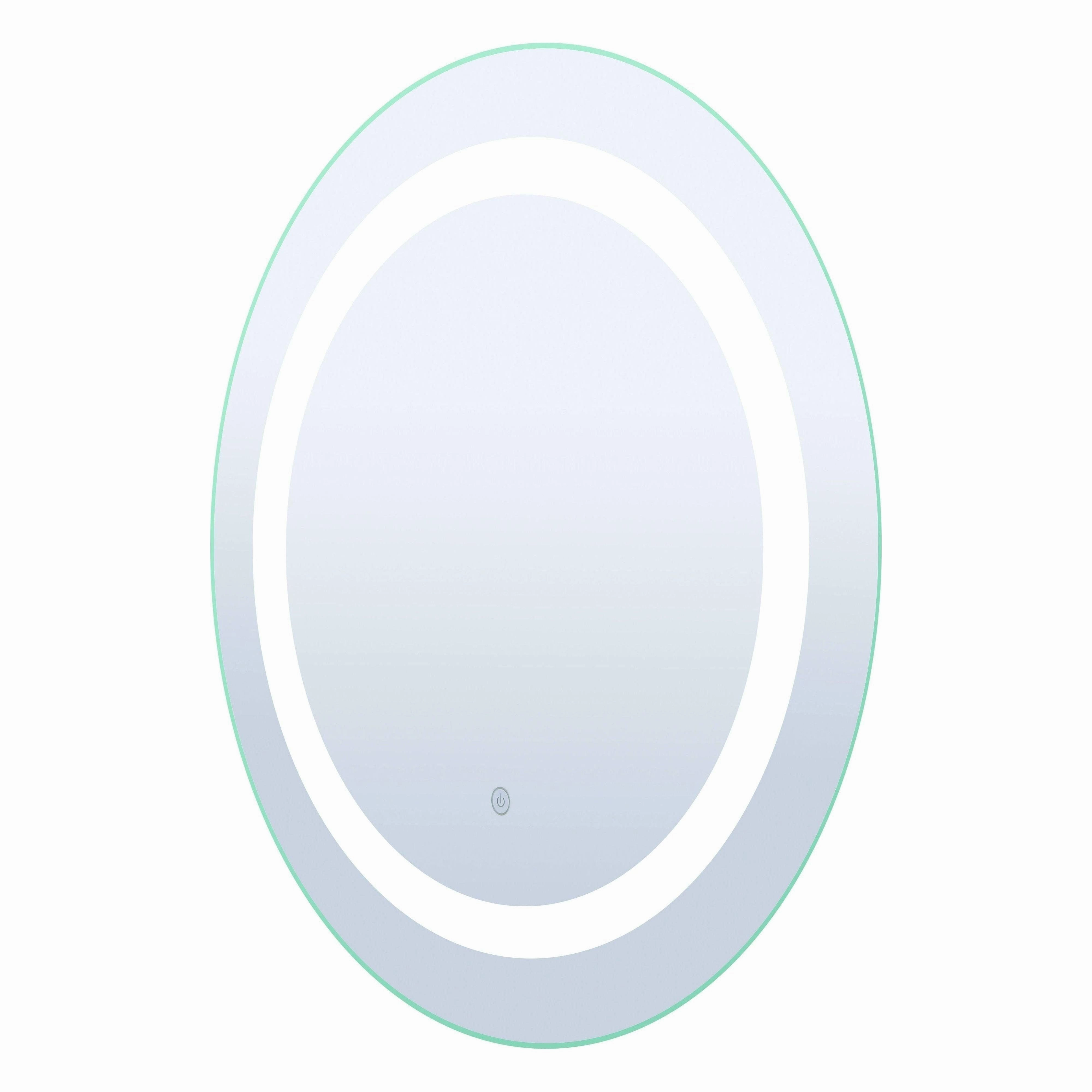 LED Oval Lighted Mirror Wall Decor,modern wall decor set