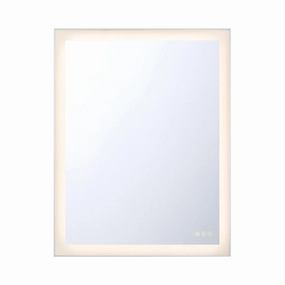 LeNora 28x36" LED Mirror Wall Decor,modern wall decor set