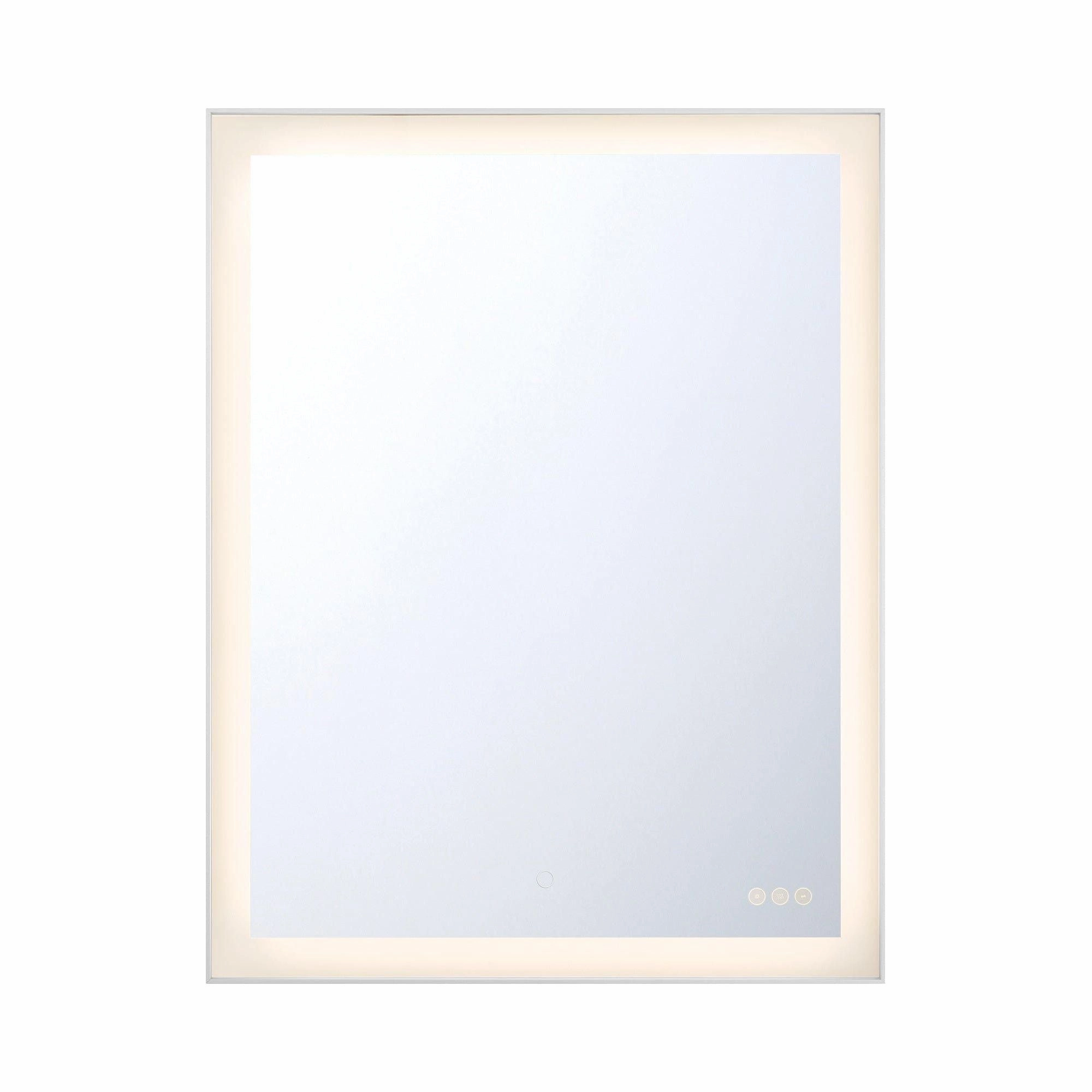 LeNora 28x36" LED Mirror Wall Decor,modern wall decor set
