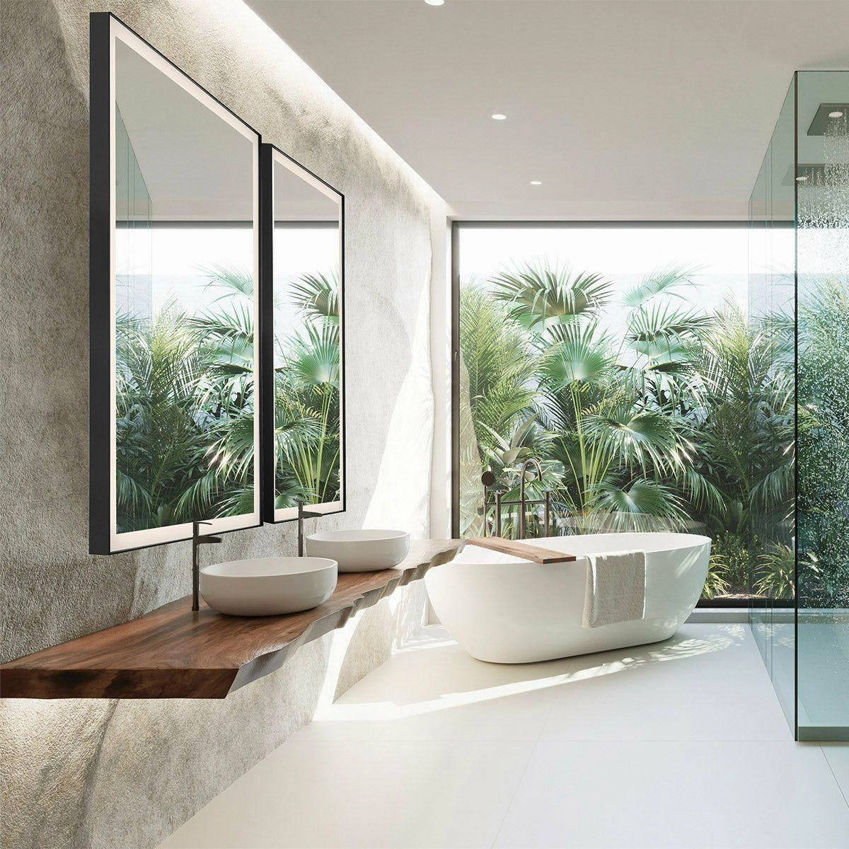 Lenora Large LED Mirror