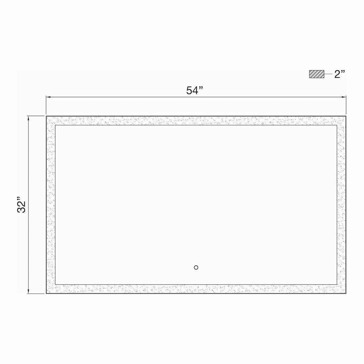 Lenora Large LED Mirror