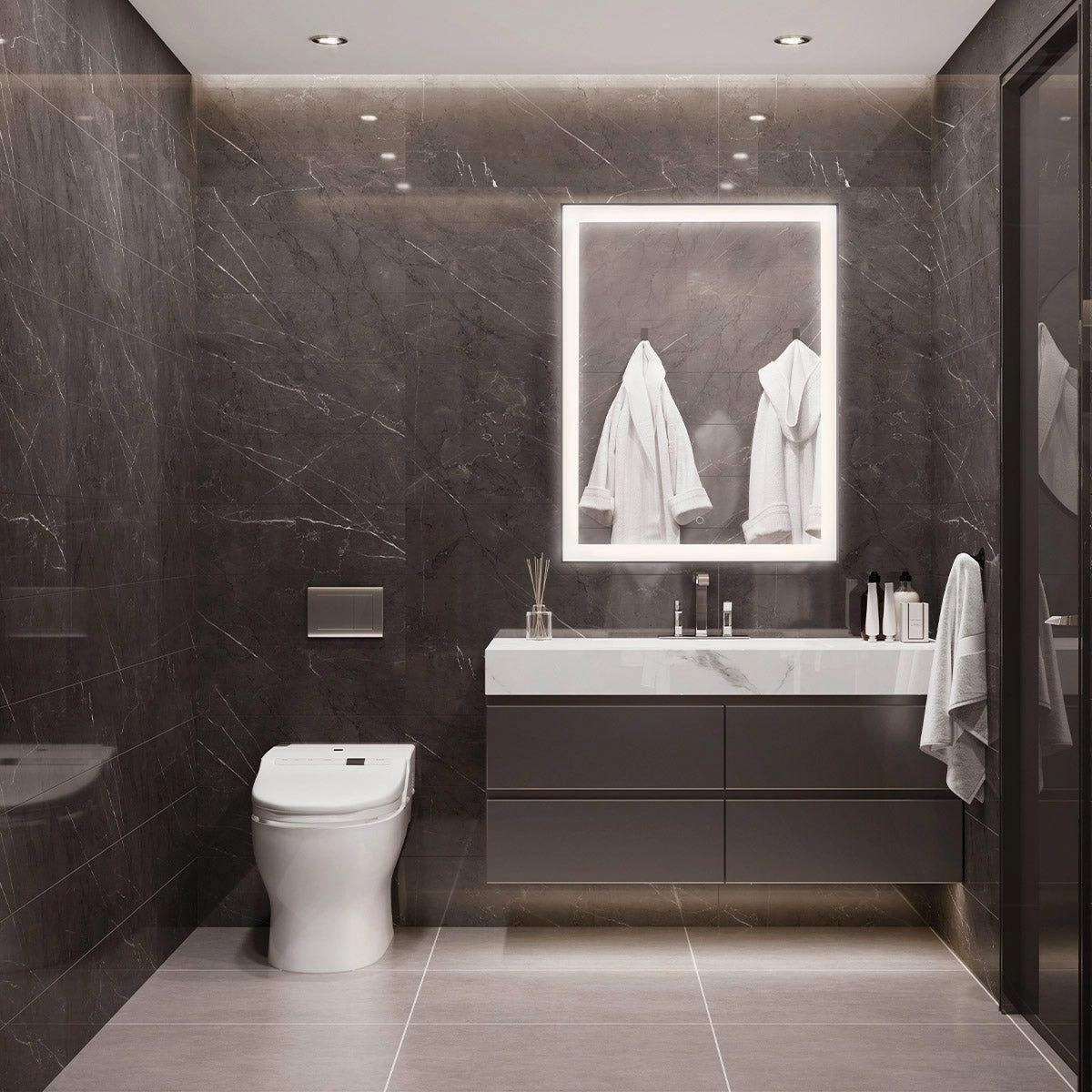 Lenora Medium LED Mirror