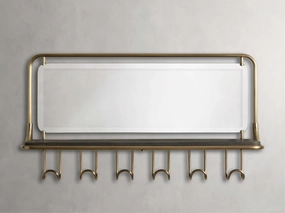 Liam Hook Wall Mirror Storage & Organization,closet organization bins
