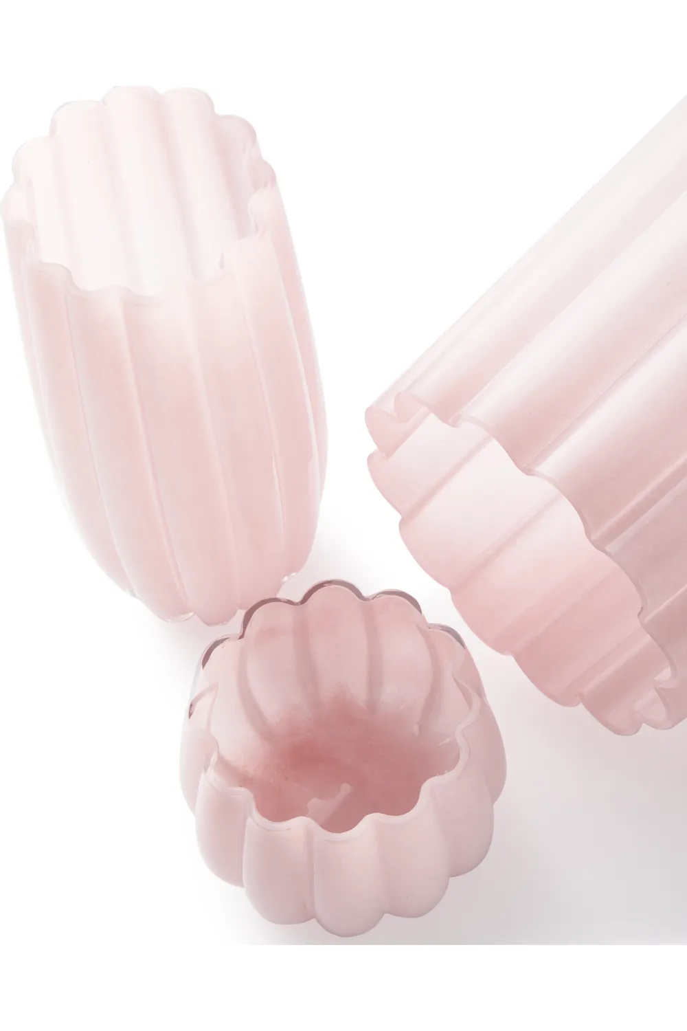 Light Pink Glass Vase L | Pols Potten Melon