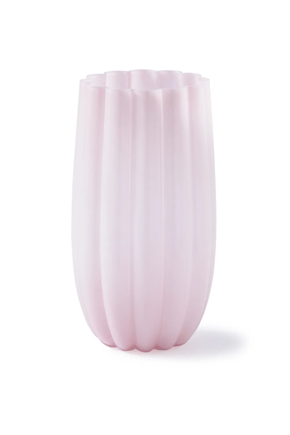 Light Pink Glass Vase L | Pols Potten Melon Vase,Glass Vase
