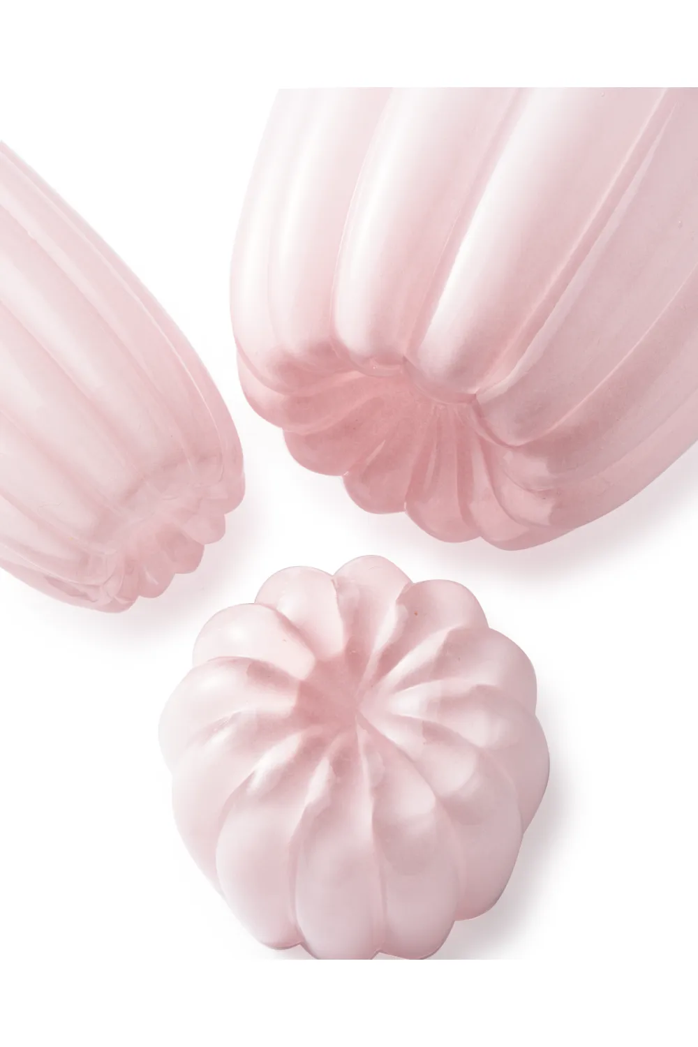 Light Pink Glass Vase L | Pols Potten Melon