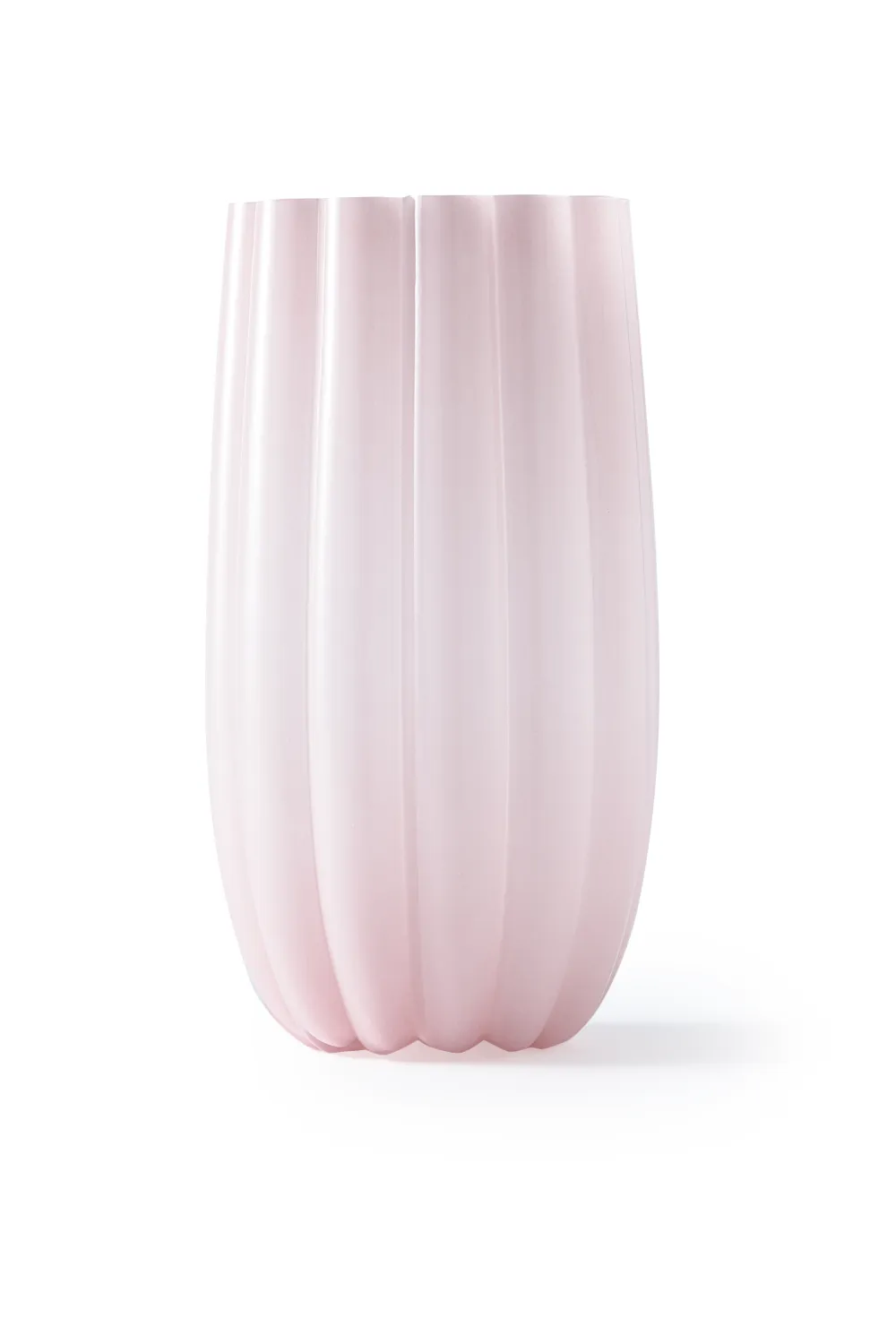 Light Pink Glass Vase L | Pols Potten Melon