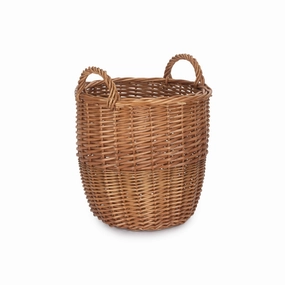 Light Steamed Willow Linen Bin - Small laundry organizer,dirty clothes basket,plastic laundry basket