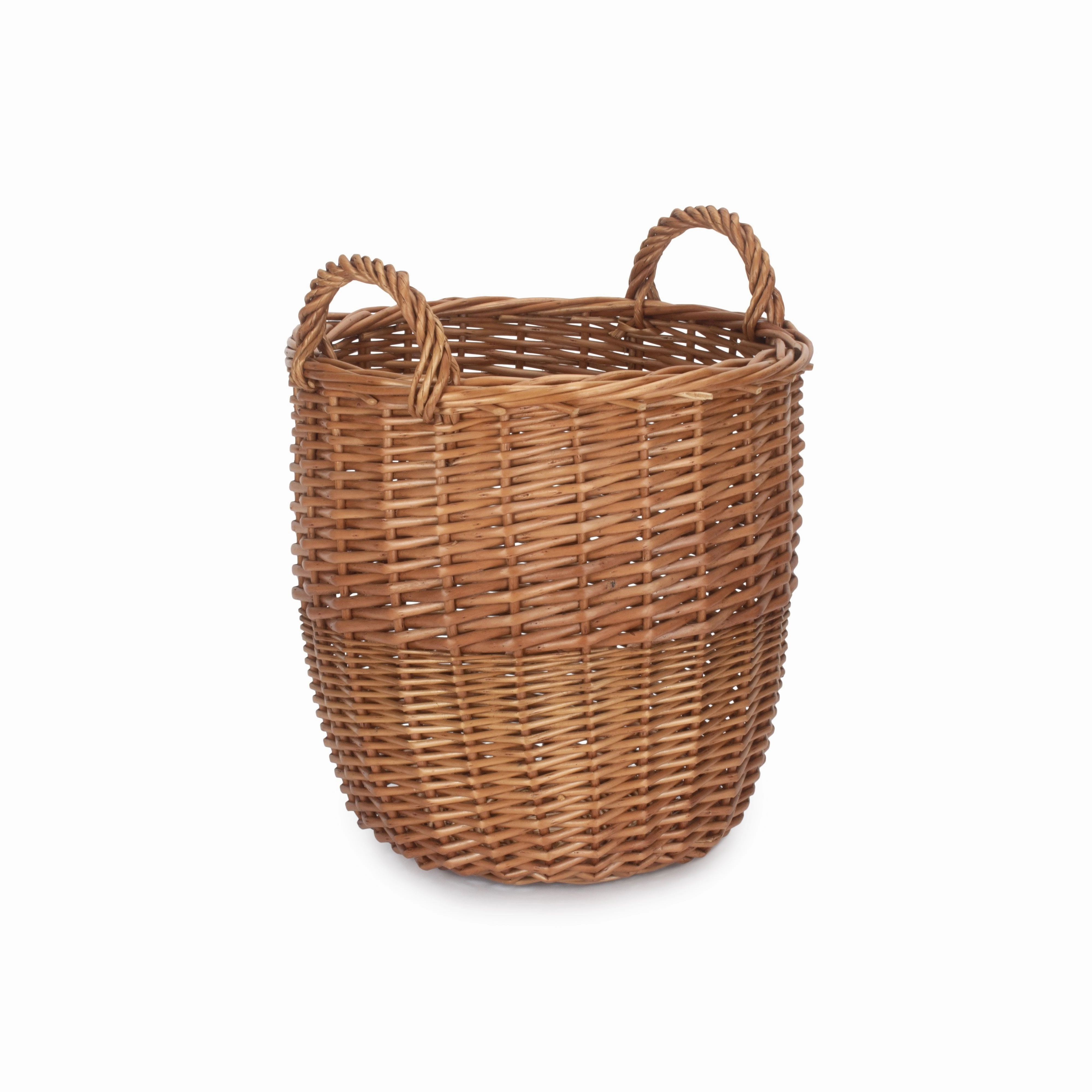 Light Steamed Willow Linen Bin - Small laundry organizer,dirty clothes basket,plastic laundry basket