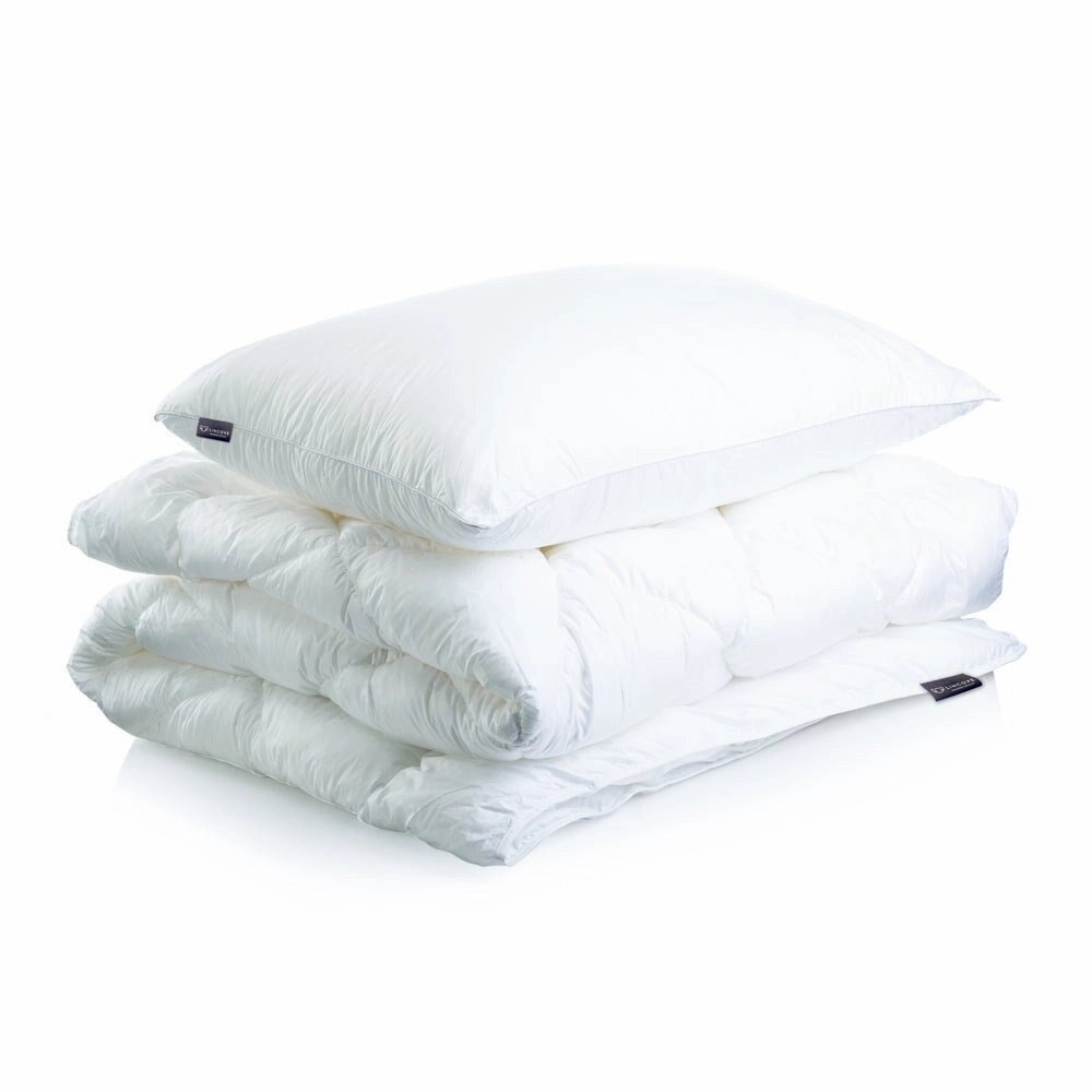 Lincove Move-in Bundle - White Down Comforter and Set of Two Cloud White Down Pillows