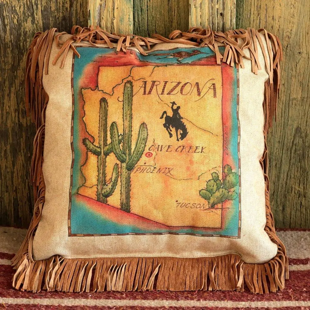Linen Arizona State Accent Pillow storage cart, utility cart