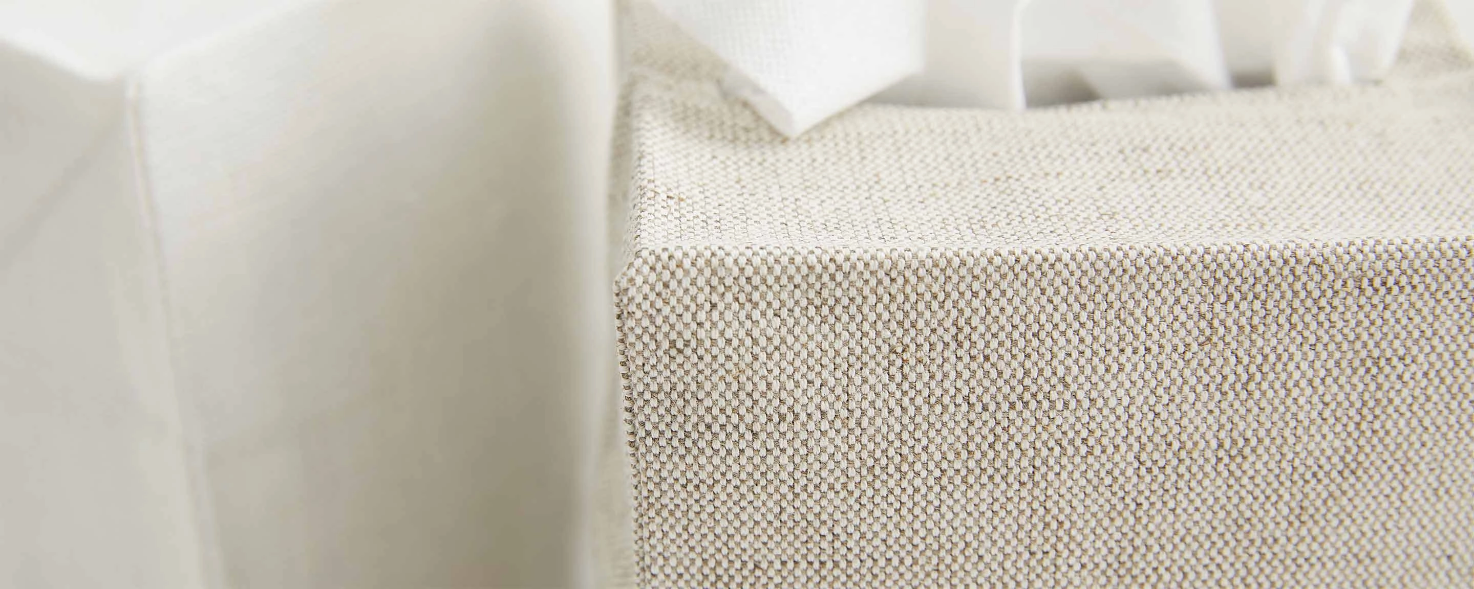 linen tissue box covers