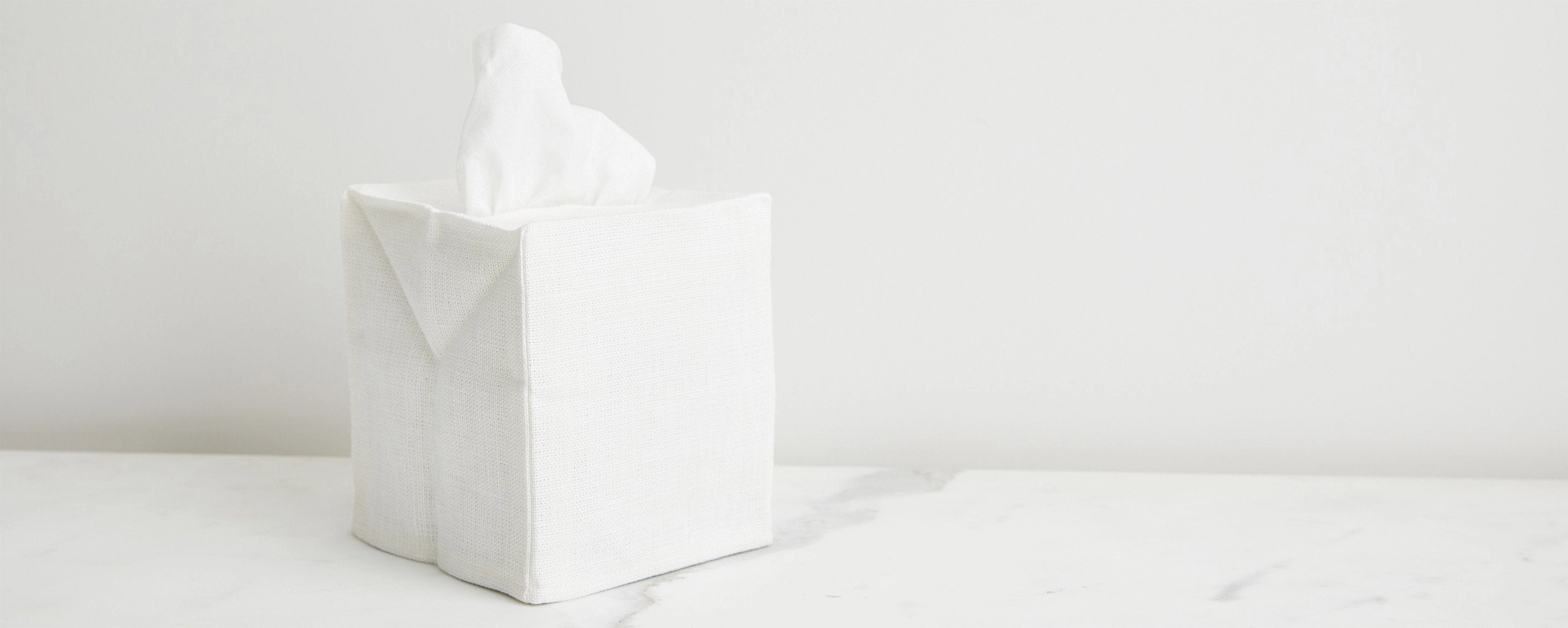 linen tissue box covers