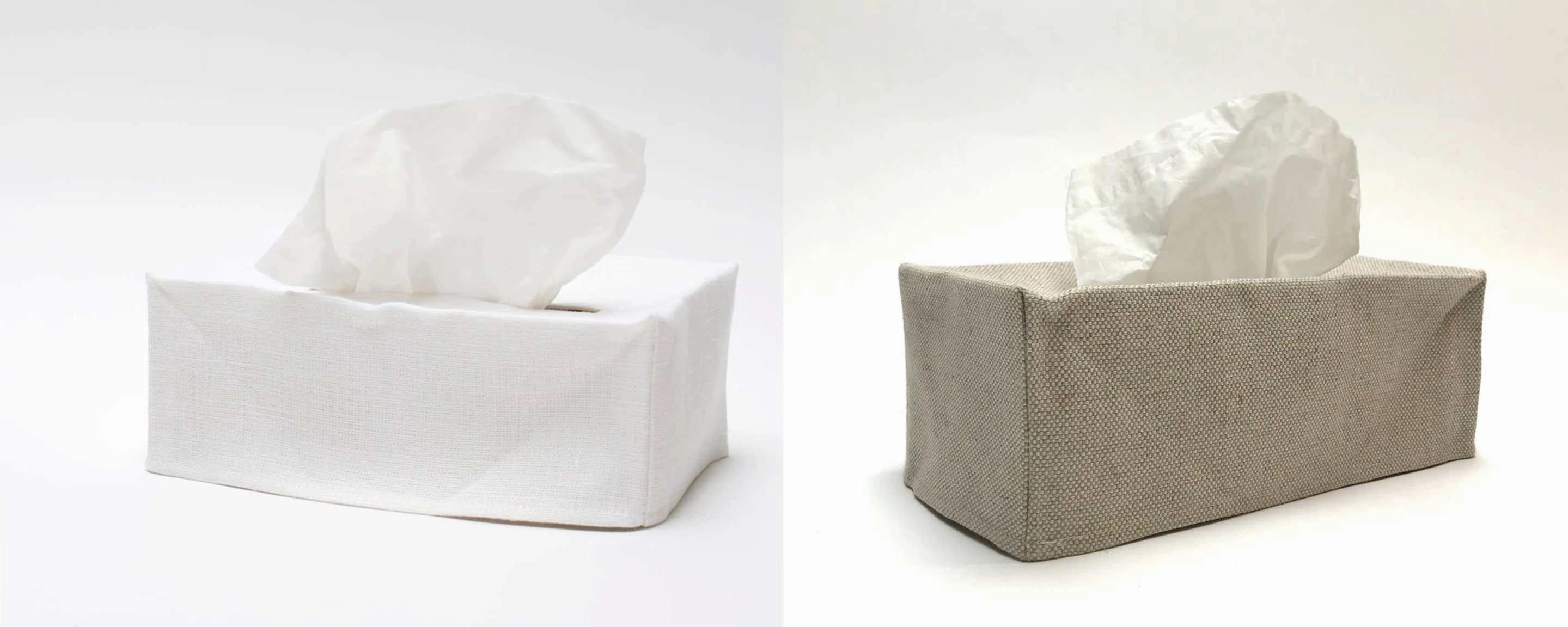 linen tissue box covers