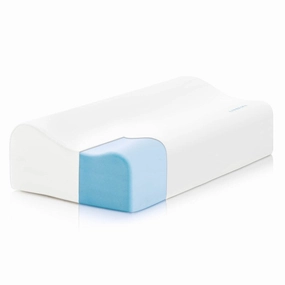Linenspa Essentials Standard High Loft Gel Memory Foam Contour Pillow pillows,bed pillow,sleeping cushion