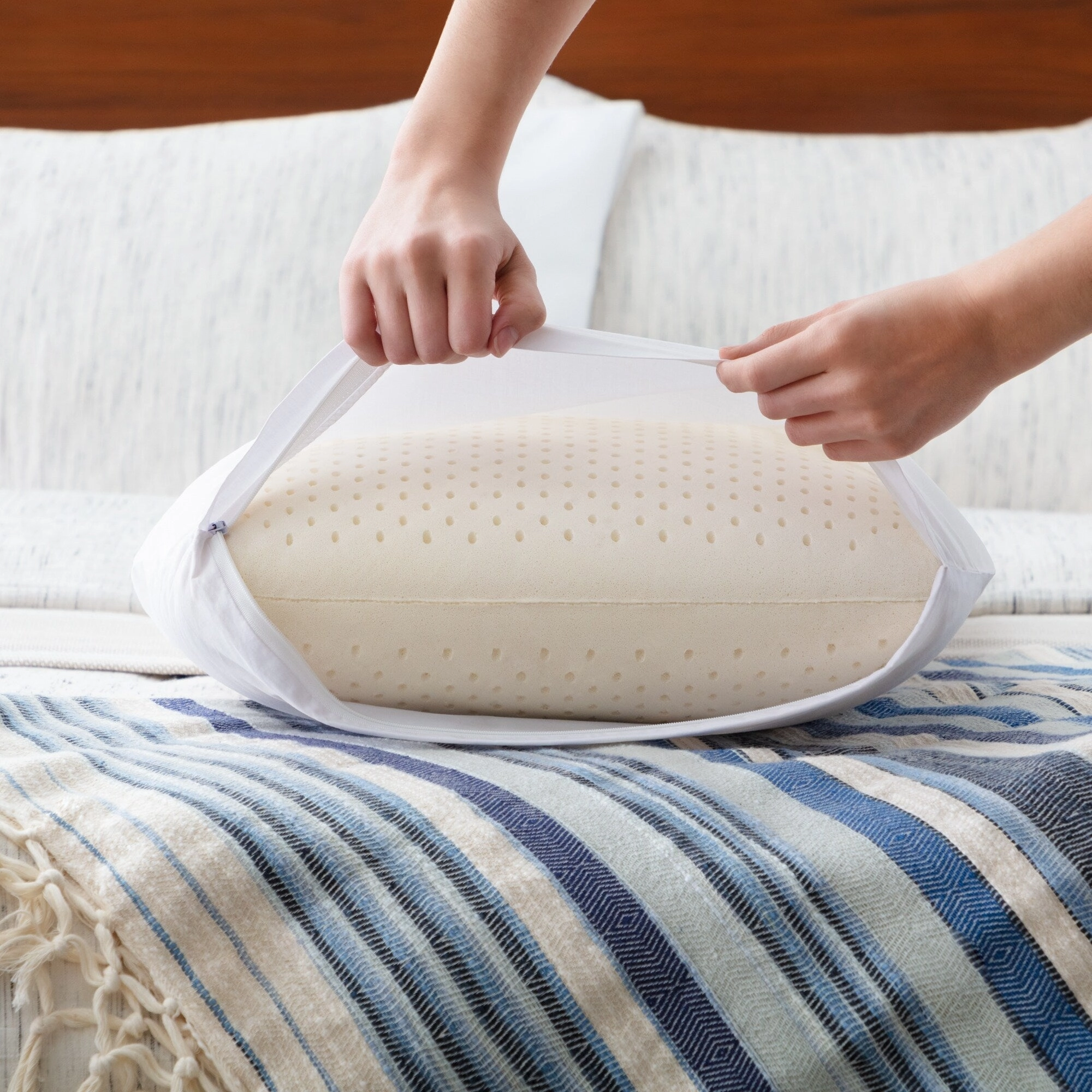 Linenspa Essentials Talalay Latex Pillow Queen