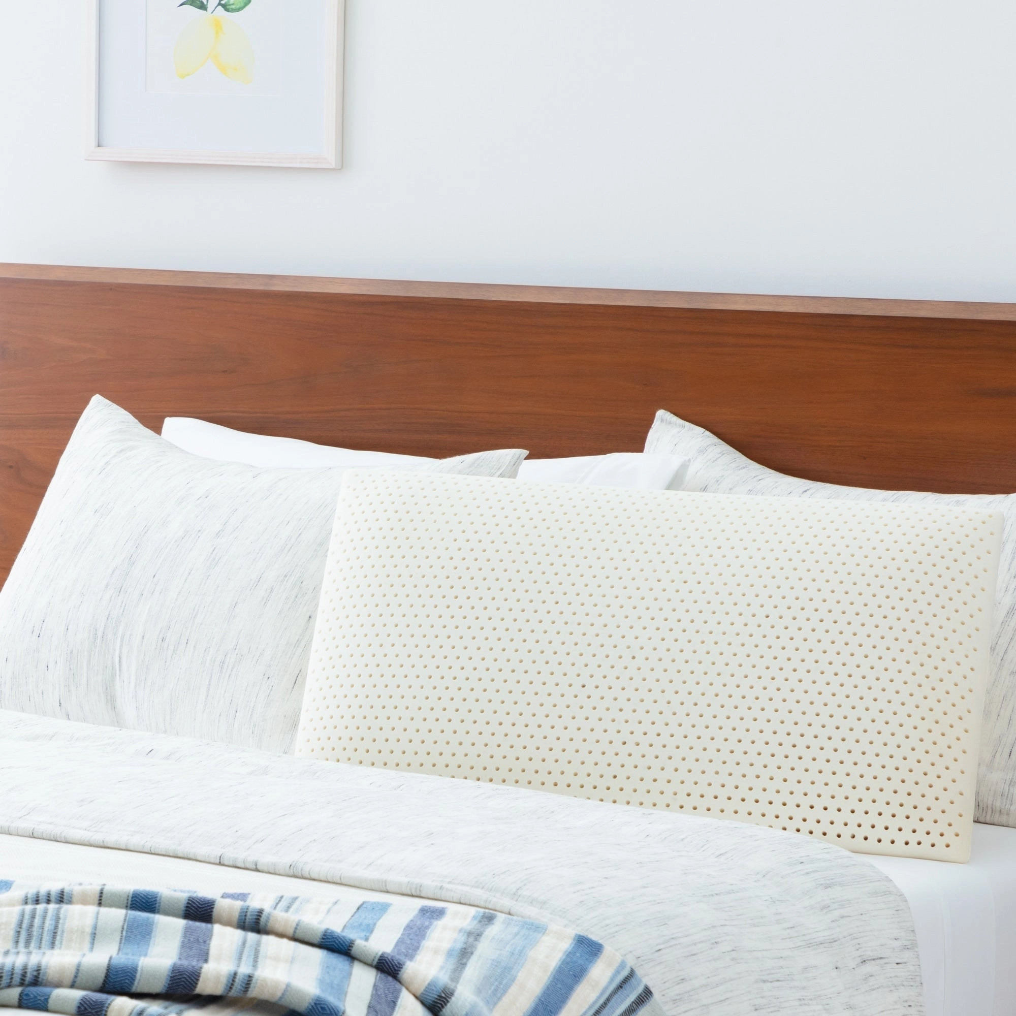 Linenspa Essentials Talalay Latex Pillow Queen pillows,bed pillow,sleeping cushion