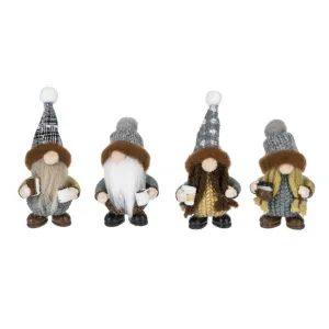 Little Magical Coffee Gnome Pocket Token Charm Figurine Decorative Mirror,Home Decor Mirror