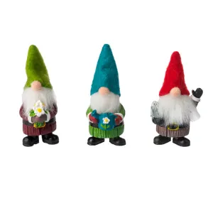 Little Magical Garden Gnome Pocket Token Charm Figurine Decorative Mirror,Home Decor Mirror