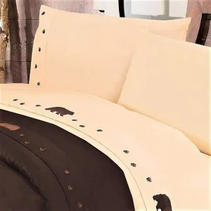 Lodge Bear Sheet Sets luxury bedding, duvet cover