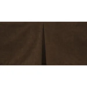 Lodge Lux Mocha Bed Skirt bed skirt, dust ruffle