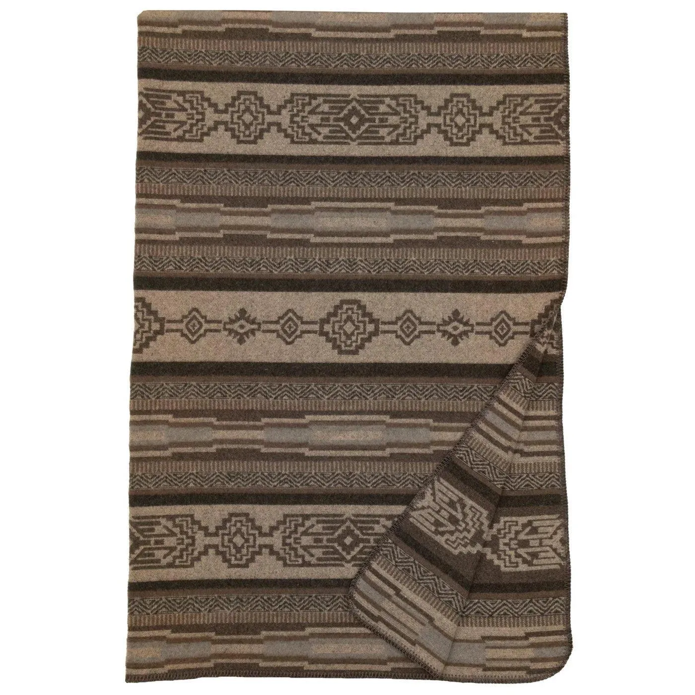 Lodge Lux Southwest Throw Blanket bookcase, standing shelf