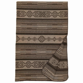 Lodge Lux Southwest Throw Blanket bookcase, standing shelf