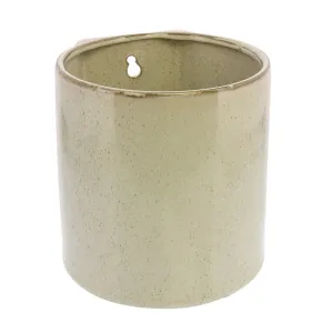 Logan Wall Vase - Lrg - Flecked White Vase,Ceramic Vase