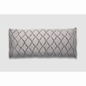 London Fog Ogee Faux Fur Body Pillow - Grey pillows,bed pillow,sleeping cushion
