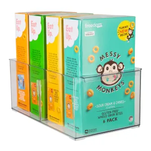 LONG Stackable Pantry Storage Container - Large Figurines,Decorative Ornaments