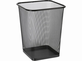 Lorell Square Mesh Waste Receptacle