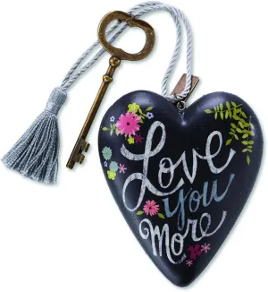 Love You More by Demdaco Art Heart by Demdaco Decorative Mirror,Home Decor Mirror