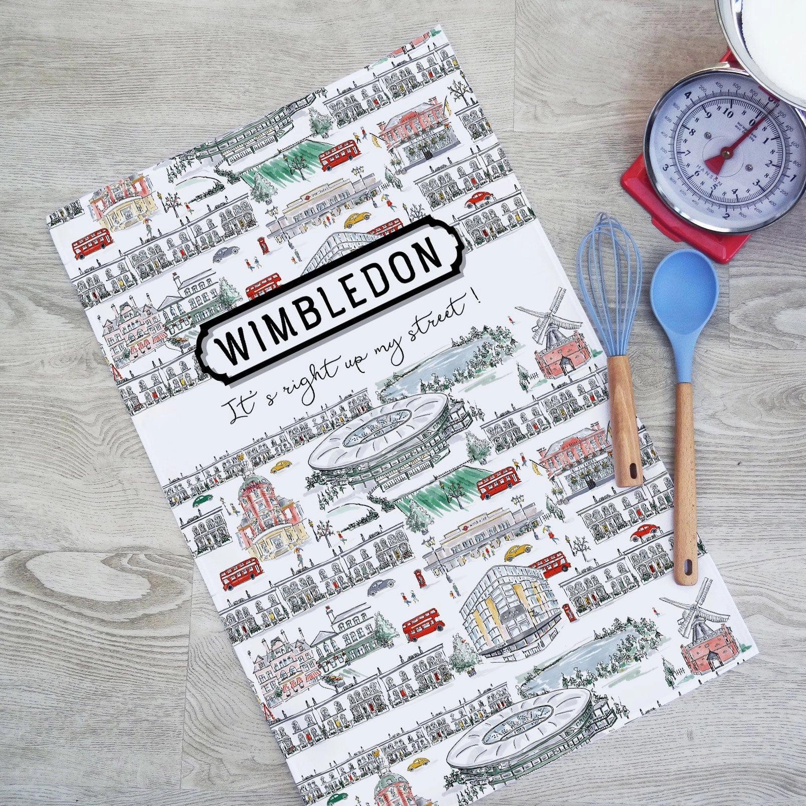 Love Your Nation Wimbledon Tea Towel 100% Cotton