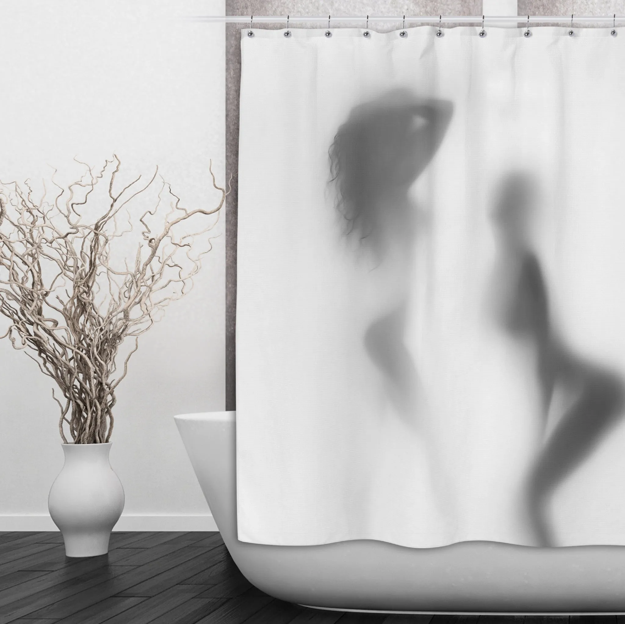 Lovely Ladies Shower Curtain Lighting,Lamps Fixtures