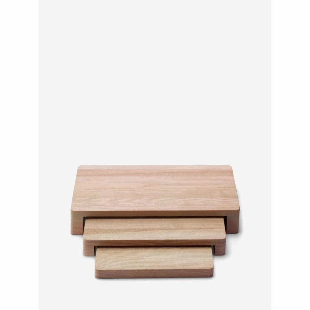 LSA Collective Ash Wood Platter Set - L38cm