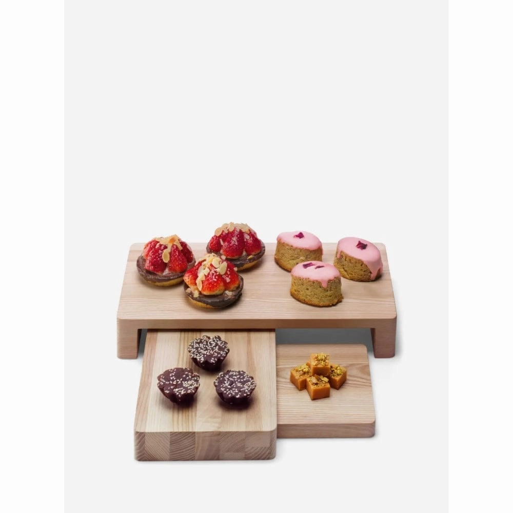 LSA Collective Ash Wood Platter Set - L38cm