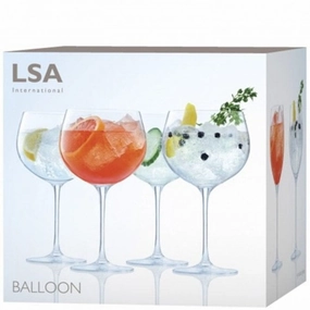 LSA International Gin Balloon Glasses 680ml - Set of 4 Kitchen,modern kitchen essentials