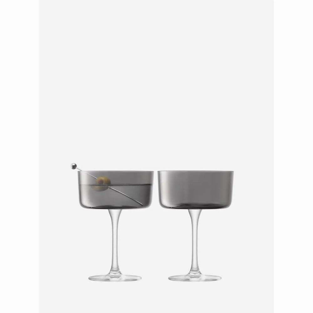 LSA International Lunar Champagne/Cocktail Glass 230ml, Set of 2