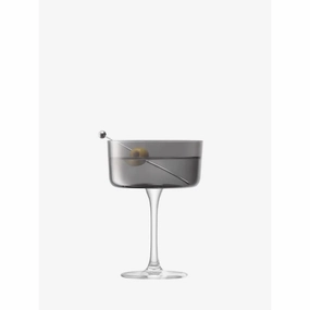 LSA International Lunar Champagne/Cocktail Glass 230ml, Set of 2 Kitchen,modern kitchen essentials